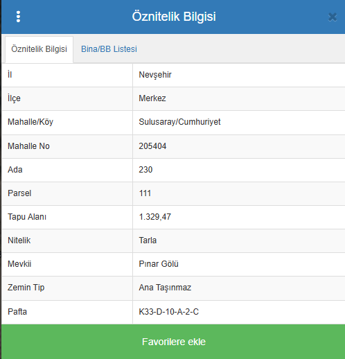 'Emlak Zet' Sulusaray 1.329,47 m² Tarla